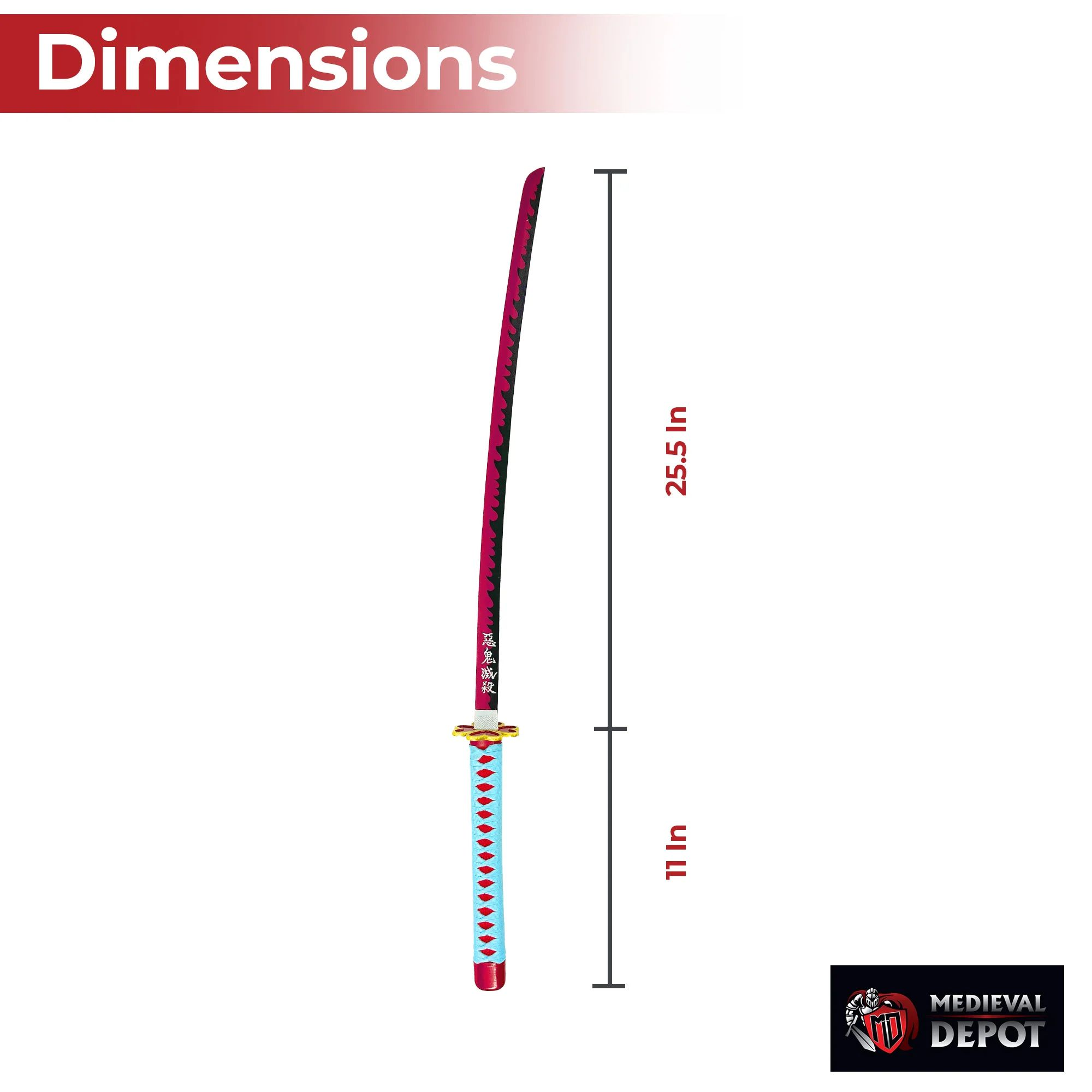 Mitsuri Kanroji Nichirin Demon Slayer Sword
