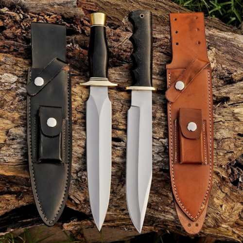 Hand Forged D2 Steel Bowie Knife Set
