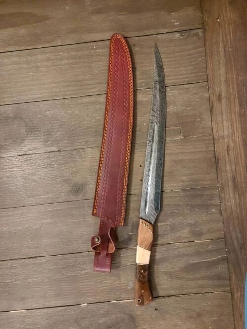 Damascus Short Sword