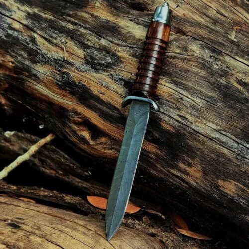 Damascus Art Knife
